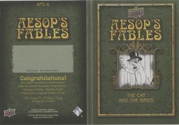 2020 Upper Deck Goodwin Champions - Aesop's Fables Sketch Booklet #AFS-4 Sal Abbinanti Back