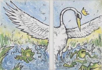 2020 Upper Deck Goodwin Champions - Aesop's Fables Dual Sketch Booklet #AFDS-13 Camron Johnson Front
