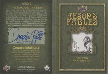 2020 Upper Deck Goodwin Champions - Aesop's Fables Dual Sketch Booklet #AFDS-2 Darrin Pepe Back