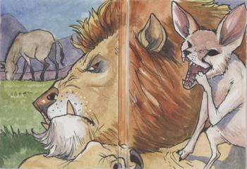 2020 Upper Deck Goodwin Champions - Aesop's Fables Dual Sketch Booklet #AFDS-2 Mauro Fodra Front