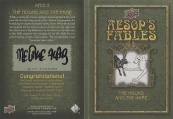 2020 Upper Deck Goodwin Champions - Aesop's Fables Dual Sketch Booklet #AFDS-3 Melike Acar Back