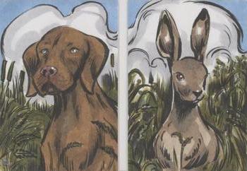 2020 Upper Deck Goodwin Champions - Aesop's Fables Dual Sketch Booklet #AFDS-3 Melike Acar Front