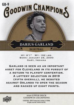 2020 Upper Deck Goodwin Champions - Basketball Retail Exclusives #GB-9 Darius Garland Back
