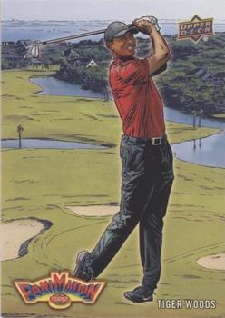 2020 Upper Deck Goodwin Champions - Fanimation #F-9 Tiger Woods Front