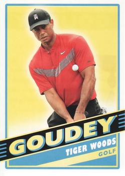2020 Upper Deck Goodwin Champions - Goudey #G25 Tiger Woods Front