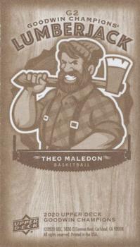 2020 Upper Deck Goodwin Champions - Goudey Minis Wood Lumberjack #G2 Theo Maledon Back