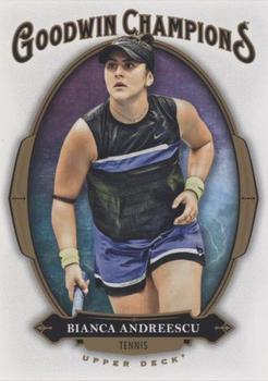 2020 Upper Deck Goodwin Champions - Blank Back #NNO Bianca Andreescu Front