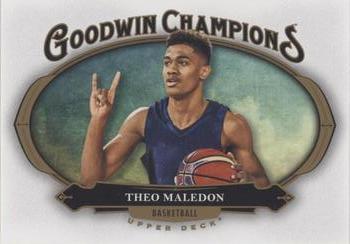 2020 Upper Deck Goodwin Champions - Blank Back #NNO Theo Maledon Front