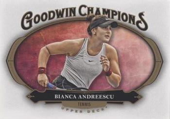 2020 Upper Deck Goodwin Champions - Blank Back #NNO Bianca Andreescu Front