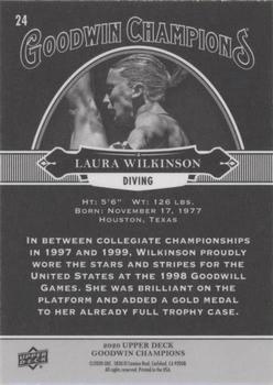 2020 Upper Deck Goodwin Champions - Black & White #24 Laura Wilkinson Back