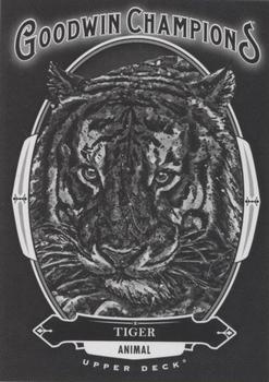 2020 Upper Deck Goodwin Champions - Black & White #44 Tiger Front