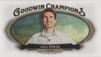 2020 Upper Deck Goodwin Champions - Minis Blank Back #NNO Will Power Front