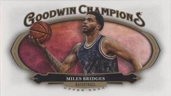 2020 Upper Deck Goodwin Champions - Minis Blank Back #NNO Miles Bridges Front