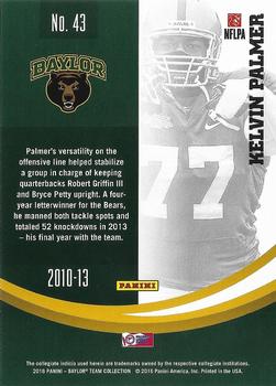 2016 Panini Baylor Bears - Silver #43 Kelvin Palmer Back