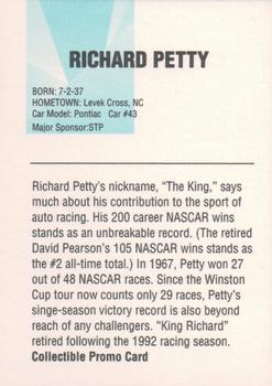 1993 Celebration of Greatness (unlicensed) #NNO Richard Petty Back