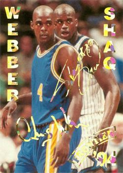 1994 Frontier (unlicensed) #NNO Chris Webber / Shaquille O'Neal Front
