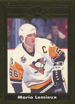 1992 Cartwrights Players Choice #2 Mario Lemieux Front
