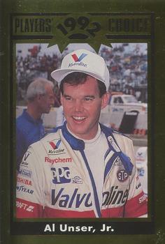 1992 Cartwrights Players Choice #3 Al Unser Jr. Front