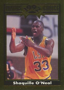 1992 Cartwrights Players Choice #7 Shaquille O'Neal Front