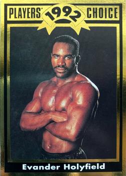 1992 Cartwrights Players Choice #8 Evander Holyfield Front