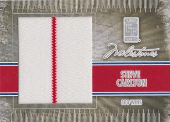 2010 Famous Fabrics Second Edition - Milestones #NNO Steve Carlton Front