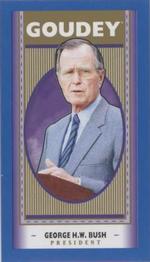 2019 Upper Deck Goodwin Champions - Goudey Minis Royal Blue #G37 George H.W. Bush Front