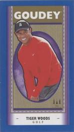 2019 Upper Deck Goodwin Champions - Goudey Minis Royal Blue #G50 Tiger Woods Front