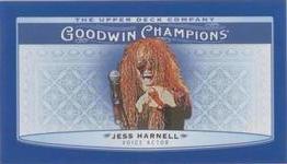 2019 Upper Deck Goodwin Champions - Mini Royal Blue #63 Jess Harnell Front