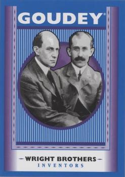 2019 Upper Deck Goodwin Champions - Goudey Royal Blue #G24 Wright Brothers Front