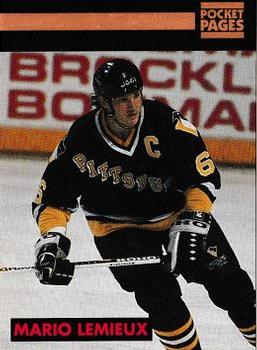 1992-94 Pocket Pages Cards - Show Free Samples #P1 Mario Lemieux Front