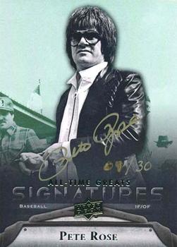 2012 Upper Deck All-Time Greats - Signatures #GA-PR2 Pete Rose Front