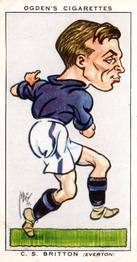 1935 Ogden's Football Caricatures #3 Cliff Britton Front