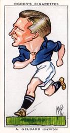 1935 Ogden's Football Caricatures #6 Albert Geldard Front