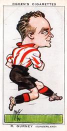 1935 Ogden's Football Caricatures #7 Bobby Gurney Front