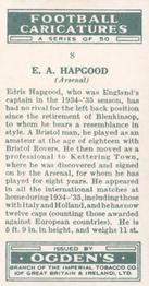 1935 Ogden's Football Caricatures #8 Eddie Hapgood Back