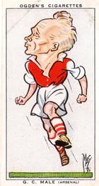 1935 Ogden's Football Caricatures #10 George Male Front