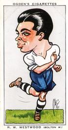 1935 Ogden's Football Caricatures #11 Ray Westwood Front
