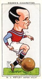1935 Ogden's Football Caricatures #12 Dai Astley Front