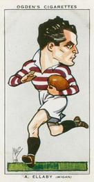 1935 Ogden's Football Caricatures #37 Alf Ellaby Front