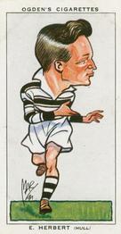 1935 Ogden's Football Caricatures #41 Ernie Herbert Front