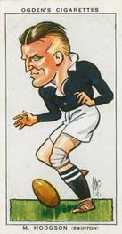 1935 Ogden's Football Caricatures #42 Martin Hodgson Front