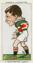 1935 Ogden's Football Caricatures #50 Jack Walkington Front