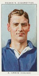 1935 Ogden's Football Club Captains #9 Allan Craig Front