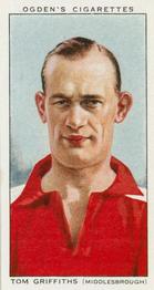 1935 Ogden's Football Club Captains #12 Thomas Griffiths Front