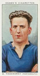 1935 Ogden's Football Club Captains #21 David Thackeray Front