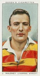 1935 Ogden's Football Club Captains #36 Jack Maloney Front