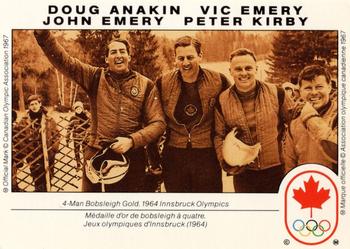 1992 3M Canadian Olympic Innovators #15 Doug Anakin / Vic Emery / John Emery / Peter Kirby Front