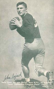 1948-49 Exhibits Sports Champions (W469) #NNO Johnny Lujack Front