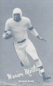 1948-49 Exhibits Sports Champions (W469) #NNO Marion Motley Front