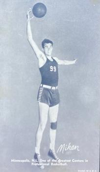 1948-49 Exhibits Sports Champions (W469) - Blue Tint #NNO George Mikan Front